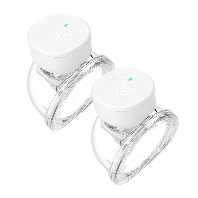 2pcs Wearable Hands Free Electric Breast Pump