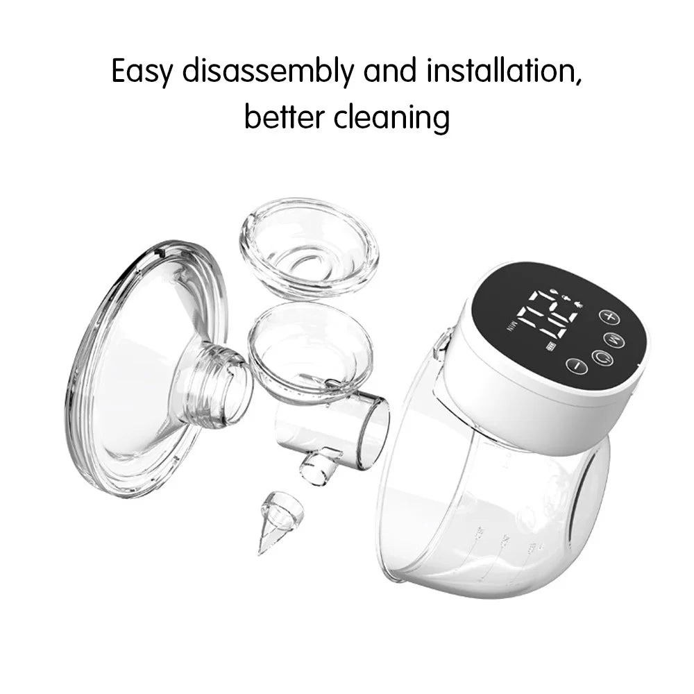 2pcs Wearable Hands Free Electric Breast Pump