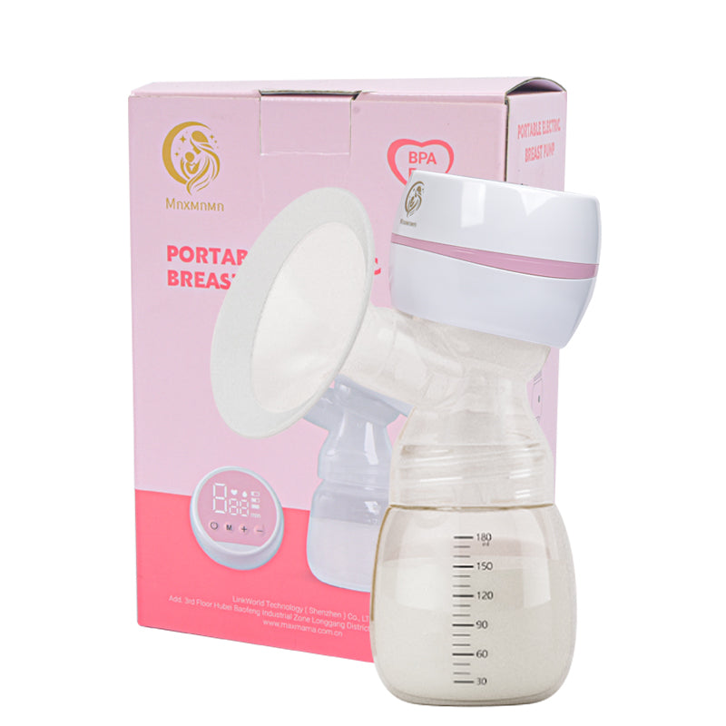 Portable Electric Breast Pump with Big LED Screen Display 1200MAH Bettery