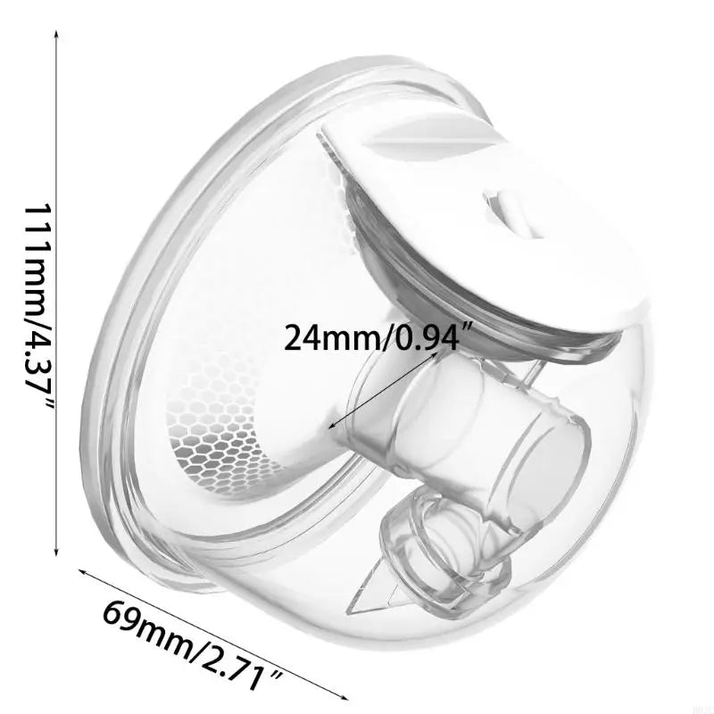 D0JC Wearable Electric Breast Hands-Free Portable Milk Extractor Safe BPAs