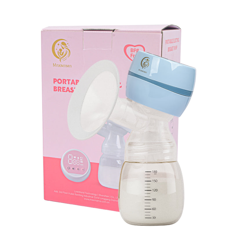 Portable Electric Breast Pump with Big LED Screen Display 1200MAH Bettery