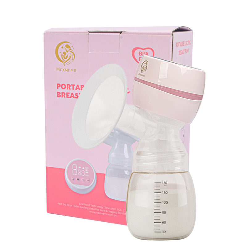 Portable Electric Breast Pump with Big LED Screen Display 1200MAH Bettery