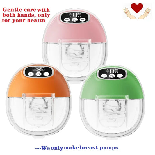 Wearable electric breast pump, fully automatic silent adult breast pump, charging USB, portable breastfeeding low-noise silicone